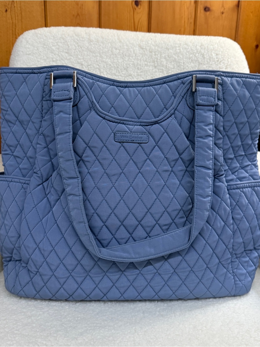 Vera Bradley Periwinkle Quilted Tote